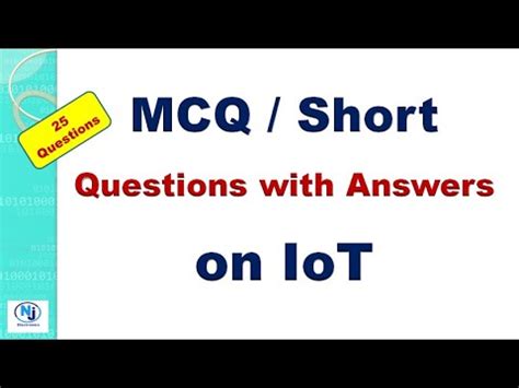 Iot Important Questions Important Mcq On Iot Internet Of Things