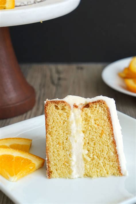 Orange Layer Cake Recipe | DessArts