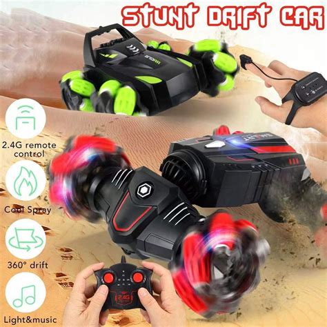 Rc Car Wd Radio Control Stunt Car Gesture Induction Twisting Off Road