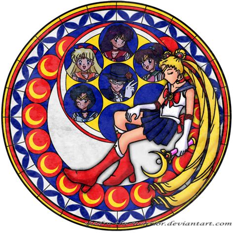 Sailor Moons Stain Glass By Dbranger09 On Deviantart