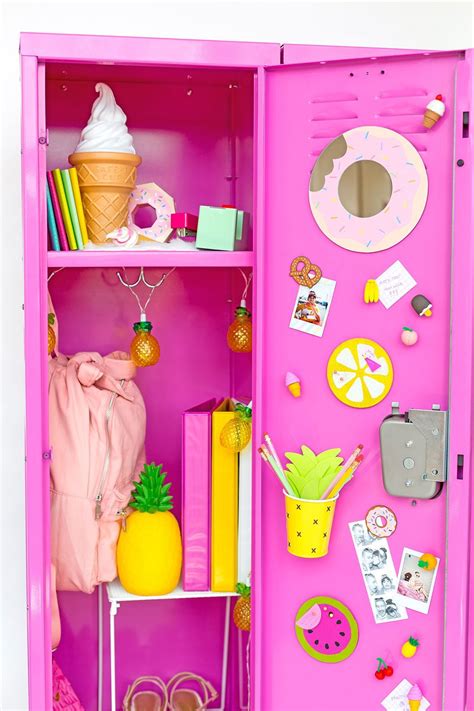 Colorful Diy Locker Decoration Ideas School Locker Decorations