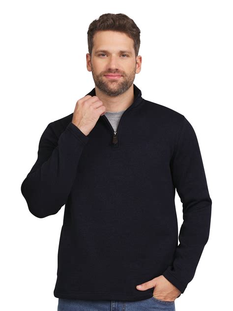 Chaps Mens And Big Mens Quarter Zip Fleece Sweater T Box Set Sizes