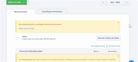 Concilia O Banc Ria Safra Como Bater Saldo Conta Azul