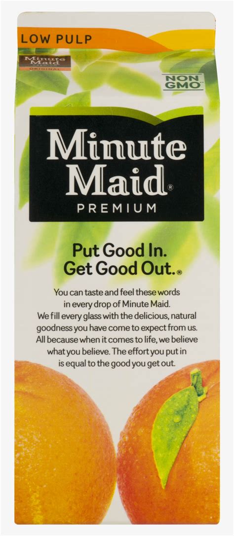 Minute Maid Premium Orange Juice Original Fl Minute Maid Orange