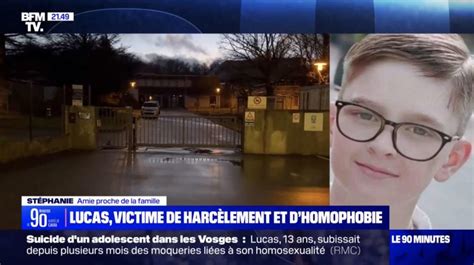 Suicide de Lucas 13 ans la lettre déchirante de la mère de l