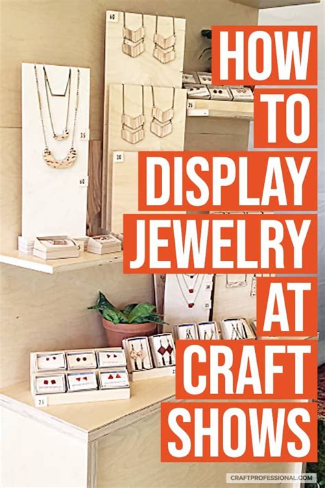 How To Display Necklaces At A Craft Show With Images Diy Jewelry