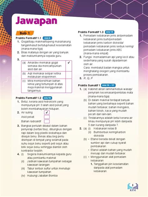 Jawapan Latihan Pengukuhan Buku Teks Pjpk Tingkatan 4 Kuiz Pjpk Tingkatan 4 Worksheet