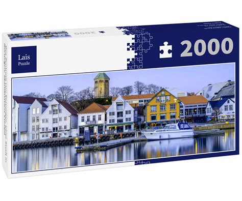 Lais Puzzle Das Zentrum Von Stavanger Einer Stadt In Norwegen