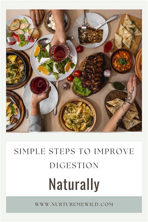 Simple Steps To Improve Digestion Naturally Nurture Me Wild