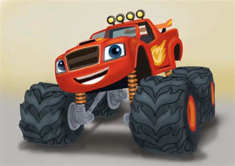 Learn How To Draw Blaze From Blaze And The Monster Machines Blaze And