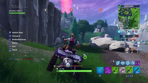 Fortnite Landing Tricks Vehicle Challenge Youtube