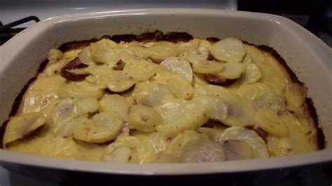 Scalloped Potatoes With Sausage Youtube