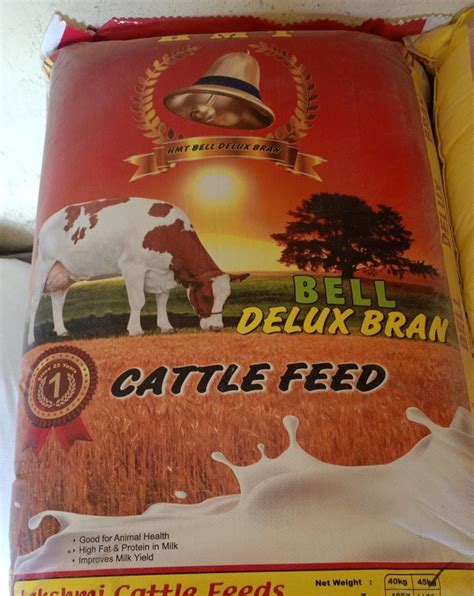 Cool And Dry Place Hmt Bell Deluxe Bran Cattle Feed Packaging Type Pp