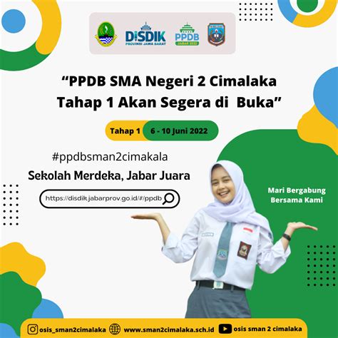 Informasi Penerimaan Peserta Didik Baru Ppdb Sman 2 Cimalaka Tahun