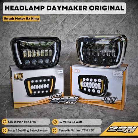 Jual Lampu Depan Daymaker Rx King Oval Set Lampu Daymaker Rxking