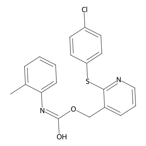 Buy 2 4 Chlorophenyl Sulfanyl 3 Pyridinyl Methyl N 2 Methylphenyl