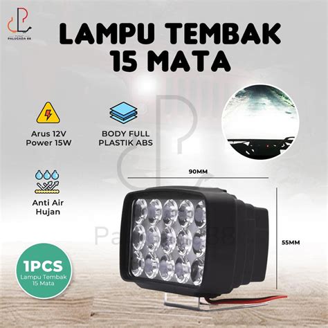 Jual Lampu Led Bar Tembak Sorot Motor Mobil Laser Gun Worklight