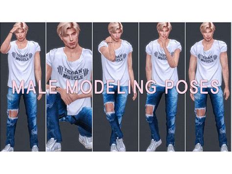 Set 2 Of Modeling Poses For Your Handsome Male Sims I Hope You Like