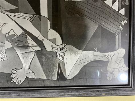 Framed Pablo Picasso Print Of Guernica At Stdibs Picasso Prints Framed