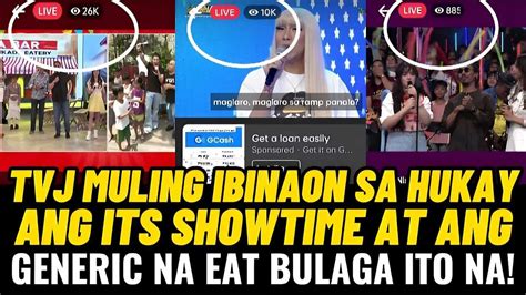 TVJ MULING IBINAON SA HUKAY ANG ITS SHOWTIME AT ANG GENERIC NA EAT