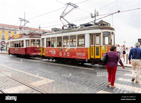 Historical Red Tramcar Tour Hills Lisbon Hop On Hop Off