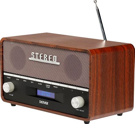 Denver DAB 36 DAB cyfrowe radio retro z funkcją Bluetooth Amazon pl