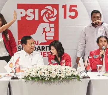 Gerindra PSI Tegak Lurus Bersama Presiden Jokowi Insya Allah Dukung