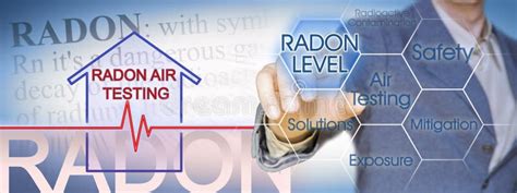 Le Danger Du Gaz De Radon Dans Nos Maisons Illustration De Concept