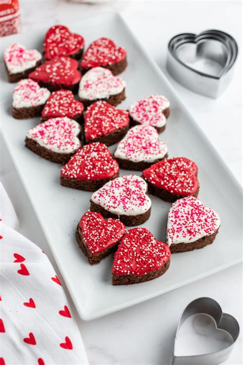 Chocolate Dipped Valentine Brownies Recipe Girl