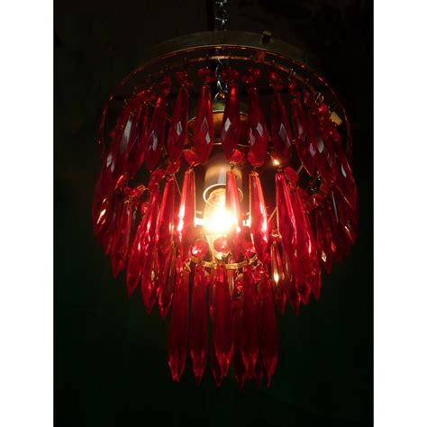 Red Crystal Chandelier