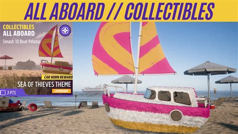 Forza Horizon 5 Collectibles All Aboard Smash 10 Boat Pinatas