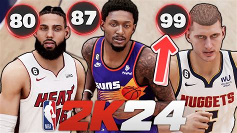 Nba 2k24 Roster Ratings Youtube