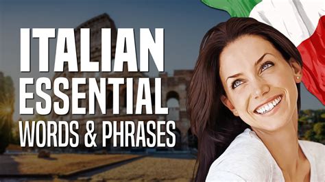 Learn Italian Vocabulary Survival Words And Phrases Lesson 1 Youtube