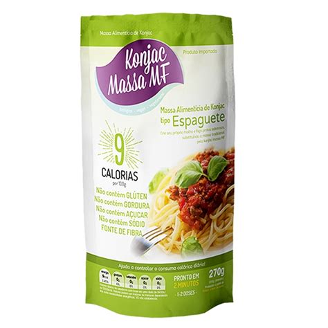 Massa Mf Espaguete Zero Carb 270g Konjac