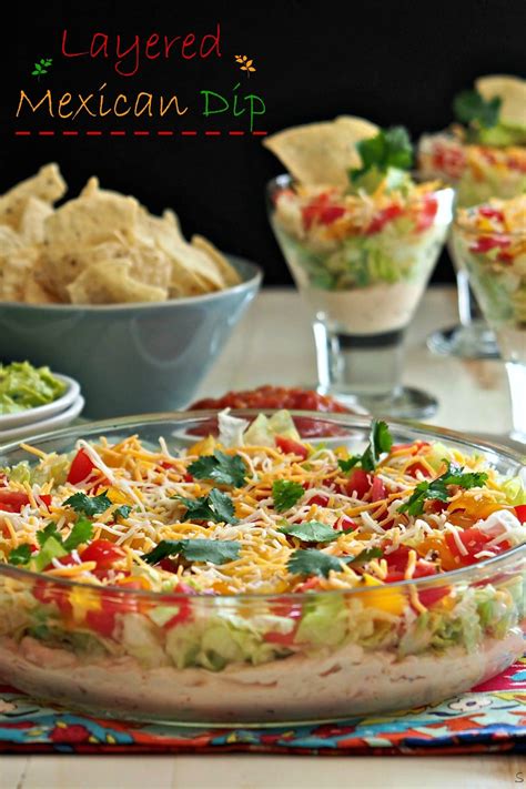 Layered Mexican Dip - Simply Sated