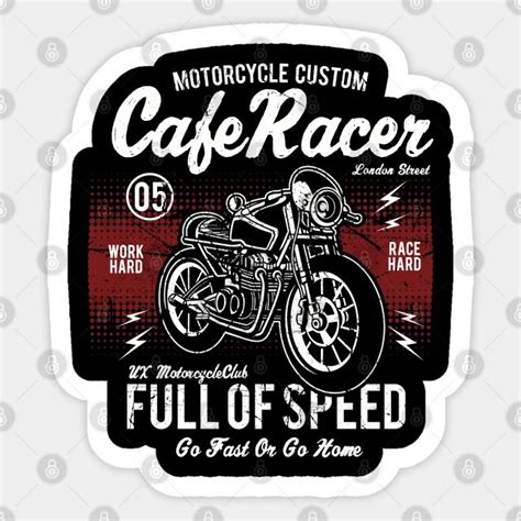 Cafe Racer Sticker Logo