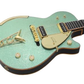 Gretsch Masterbuilt Seafoam Green Sparkle Penguin Custom Shop Reverb