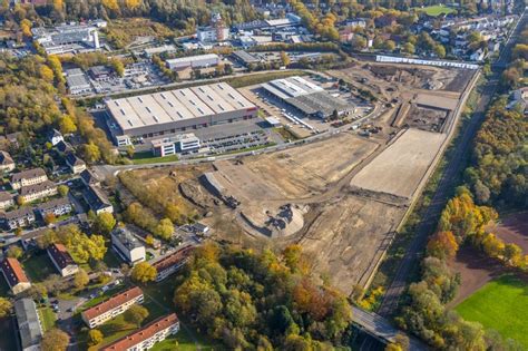 Luftbild Bochum Neubau Baustelle Auf Dem Werksgel Nde Der Brock