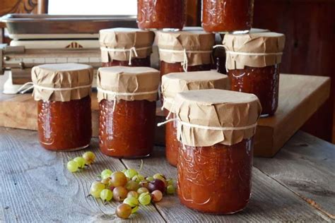 Homemade Gooseberry Jam Weekend At The Cottage