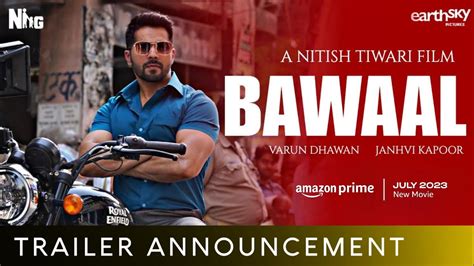 Bawaal Official Trailer Release Date Varun Dhawan Janhavi Kapoor