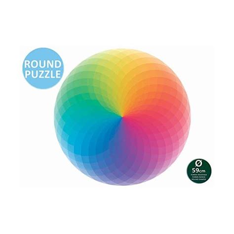 Educa Puzzle De Pi Ces Pour Adultes Round Puzzles Arc En C