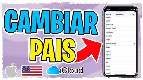 Como Cambiar Mi Cuenta De Icloud A Estados Unidos Youtube