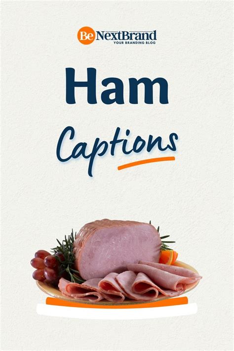 Catchy Ham Instagram Captions To Make Your Own Benextbrand Artofit