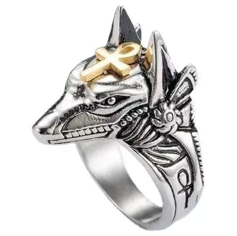 Anillo Egipcio De Anubis Autodefensa Cuotas Sin Inter S