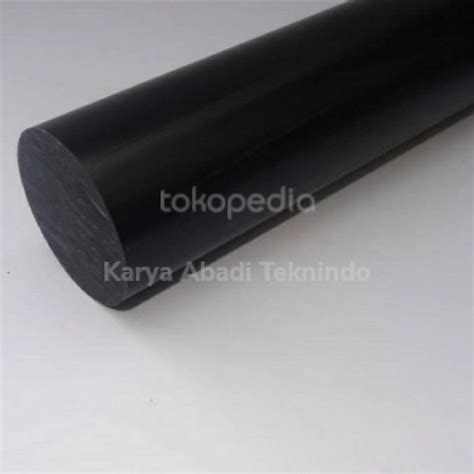 Jual Teflon Hitam Batangan Mm X Mm Tefon As Carbon Ptfe Rod