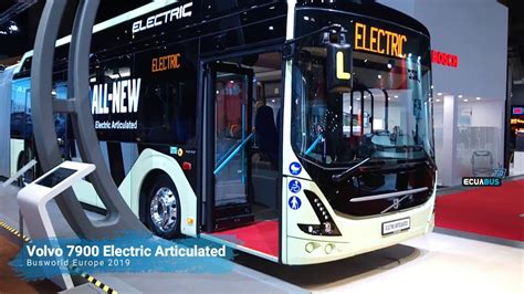 Volvo Electric Articulated In Busworld Europe Youtube