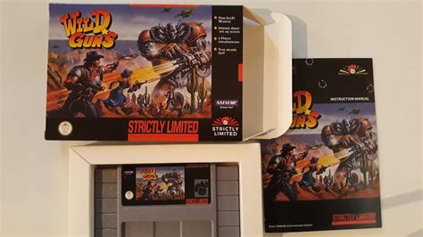 C est dans la boîte Wild Guns SNES Strictly Limited YouTube