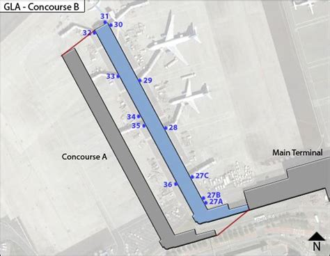 Glasgow Airport Map | GLA Terminal Guide