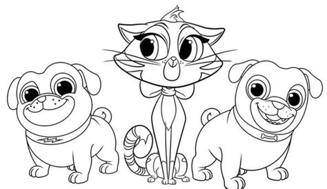 Puppy Dog Pals Free Coloring Pages