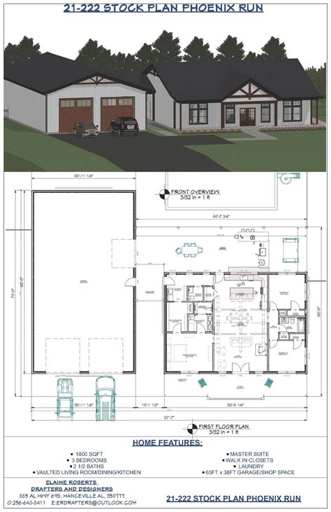 Barndominium Pole Barn Home Plan 21 222 Metal House Plans Pole Barn